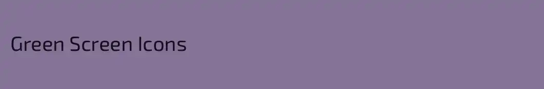 Green Screen Icons
